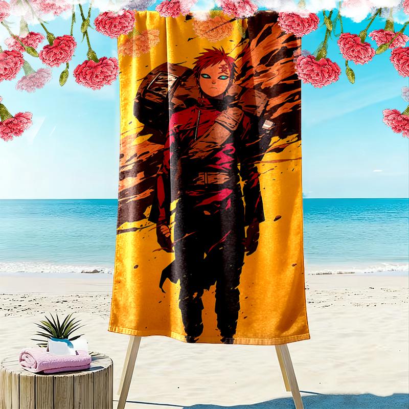 1pc naruto Beach Towel, Multi-functional Beach Towel for Outdoor Activities Beach Swimming and Travel
