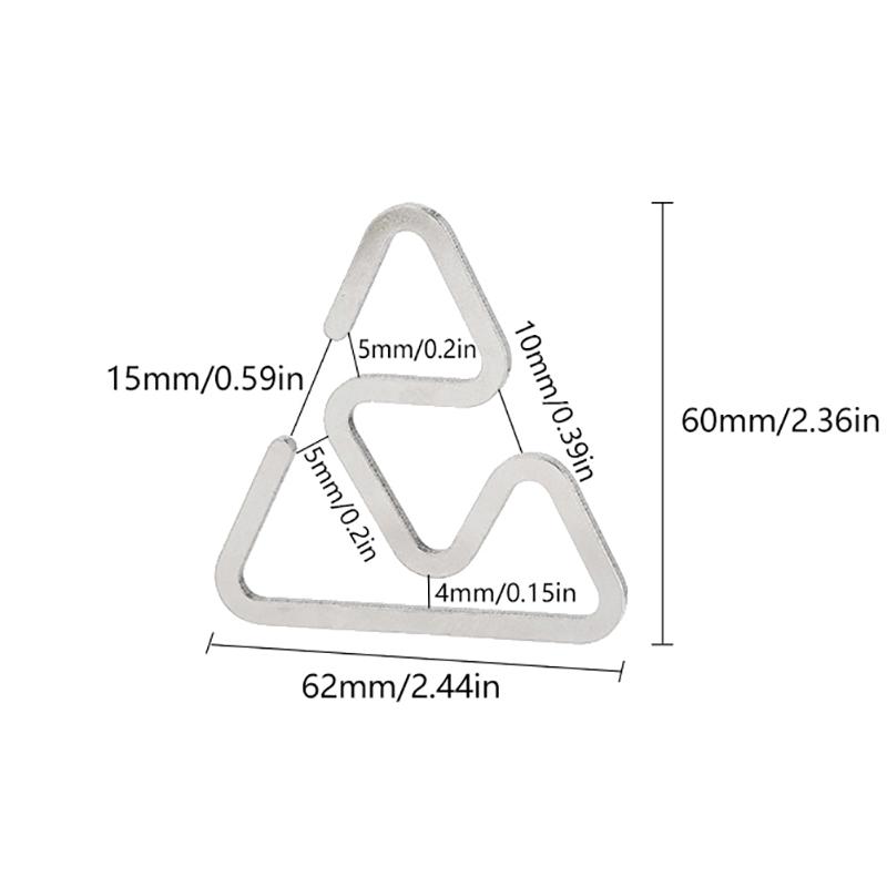 

Outdoor Stainless Steel Hooks Are Not Easy To Slide Ultra Light Multifunctional Lightweight Camping Accessories And Tools L