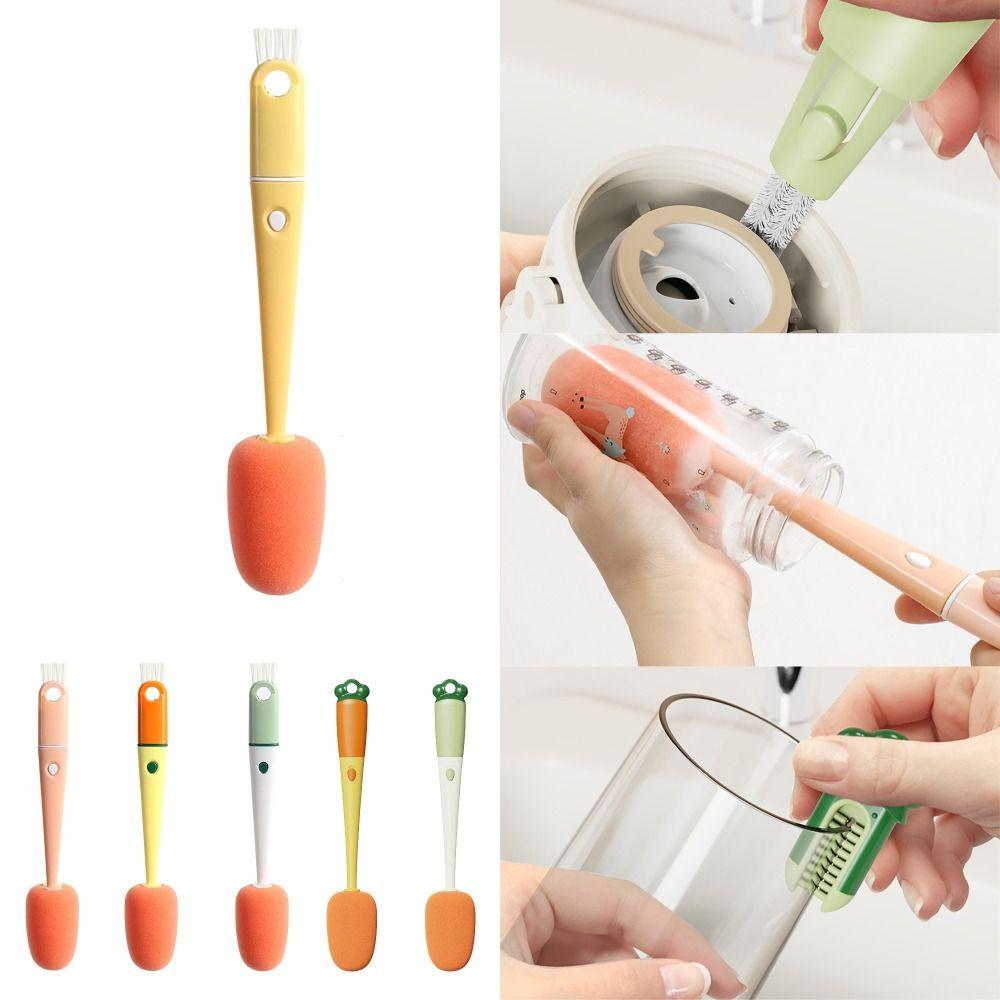

Pendable Water Bottles Cleaner U Shape Silicon Brush Cup Washing Brush for Home Office
