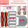 Compatible for Dreame D9 Plus Robot Vacuum Main Side Brush HEPA Filter Mop Pads Dust Bags Replacement Spare Parts Accessories