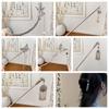 Chinese Style Geometry Hair Clip Tassel Hanfu Hair Stick Vintage Butterfly Hair Stick  Ladies
