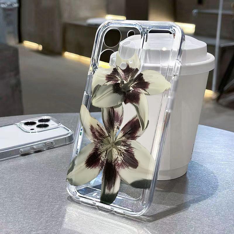 Aesthetic Vintage Flower Clear Phone Case for Xiaomi 15T 14T Pro 13T 12T 14 11 Lite 4G 5G Poco X7 F7 F6 X6 X5 F5 Pro Soft Cover