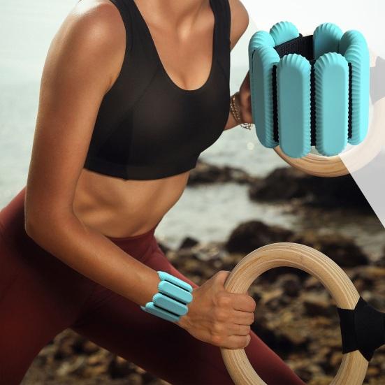 2 ks nastavitelná silikonová zátěž na kotník pro chůzi, běh, jogging, jógu, pilates, domácí posilovnu, fitness