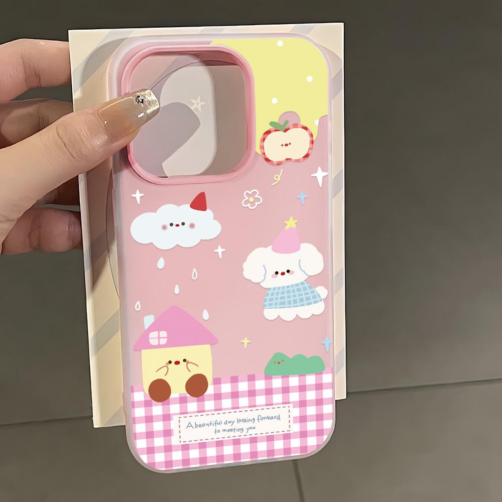 Malt telefondeksel til iPhone 15 11 13 14 for 15 16 Pro Max 12 13 16 Pro Søtt Fasjonabelt Morsomt Lanyard-telefondeksel Siste Toppselgende Anbefalinger