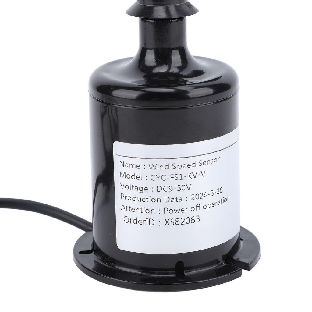 3 Cups Wind Speed Sensor Ultrasonic Sensor Weather Resistant High Accuracy Strong Pressure