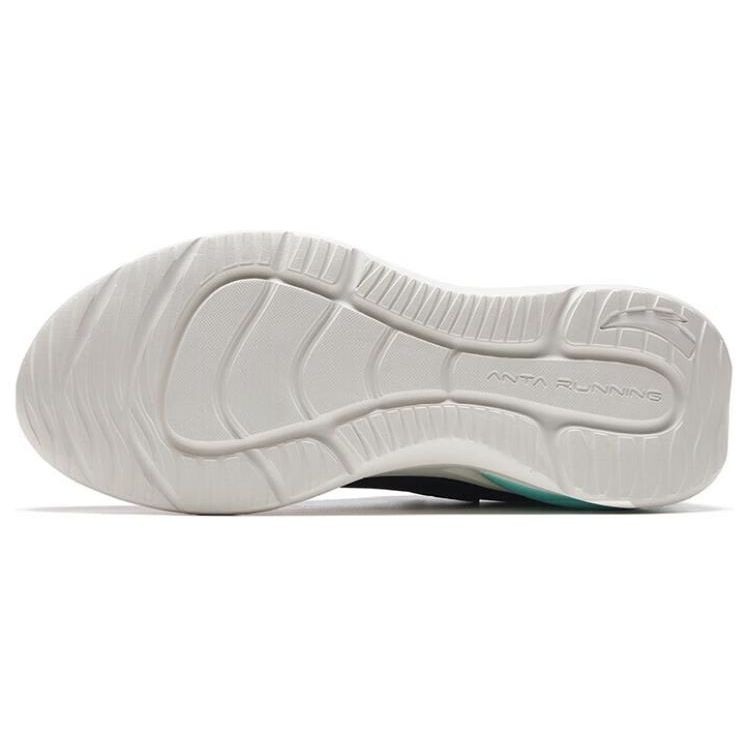 Anta Yuntu Comfortable Non-Slip Wear-Resistant Low-Top Running Shoes Men sneaker Black White Green 112335558-5