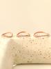 Minimalpiercing 14K Wave Ball One-Touch Ring Piercing Earrings