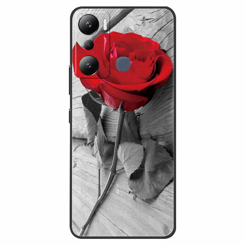 For Infinix Hot 20i Case Hot12i X665C Shockproof Soft Silicone TPU Back Cover For Infinix Hot 20i 20 I X665E Phone Cases 6.6"