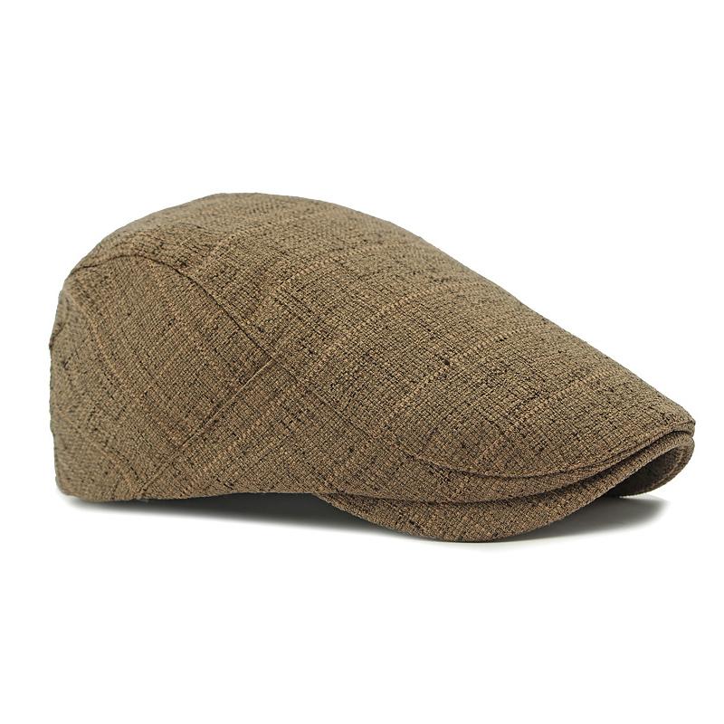 Spring Beret Men British Vintage Forward Cap Autumn Peaked Cap