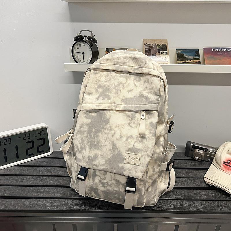 Schoolbag Men's Large Capacity New Travel Backpack Junior High School High School College Birthday Casual Joker Simple Backpack.