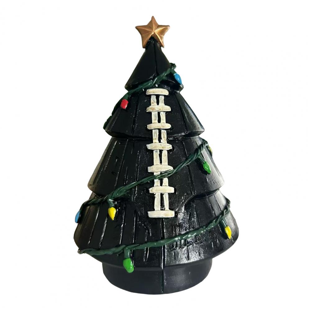 Tisch-Weihnachtsbaum Hochwertiger Weihnachtsbaum Handgefertigte Weihnachtsbaum-Figur im Sportball-Design mit Kunstleder