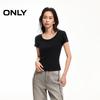 Women's Solid U-Neck Slim Fit Short Sleeve T-Shirt