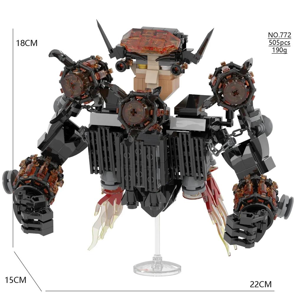 Titan TV Man 5.0 Upgrade Baustein Set Titan Kameramann SpeakerMan Bohrer Mann Baustein Spielzeug G-man Titan Uhr Mann Upgrade Bausteine