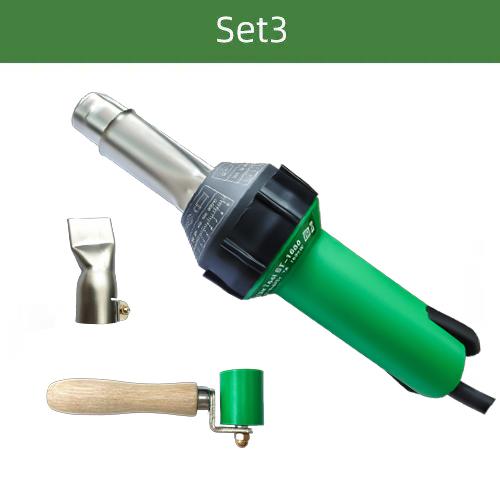 1600W Plastic Welding Gun 220V Welding Plastics Hot Air Blower Gun Welder Machine with Accessories for PP/PE/PVC Sheet