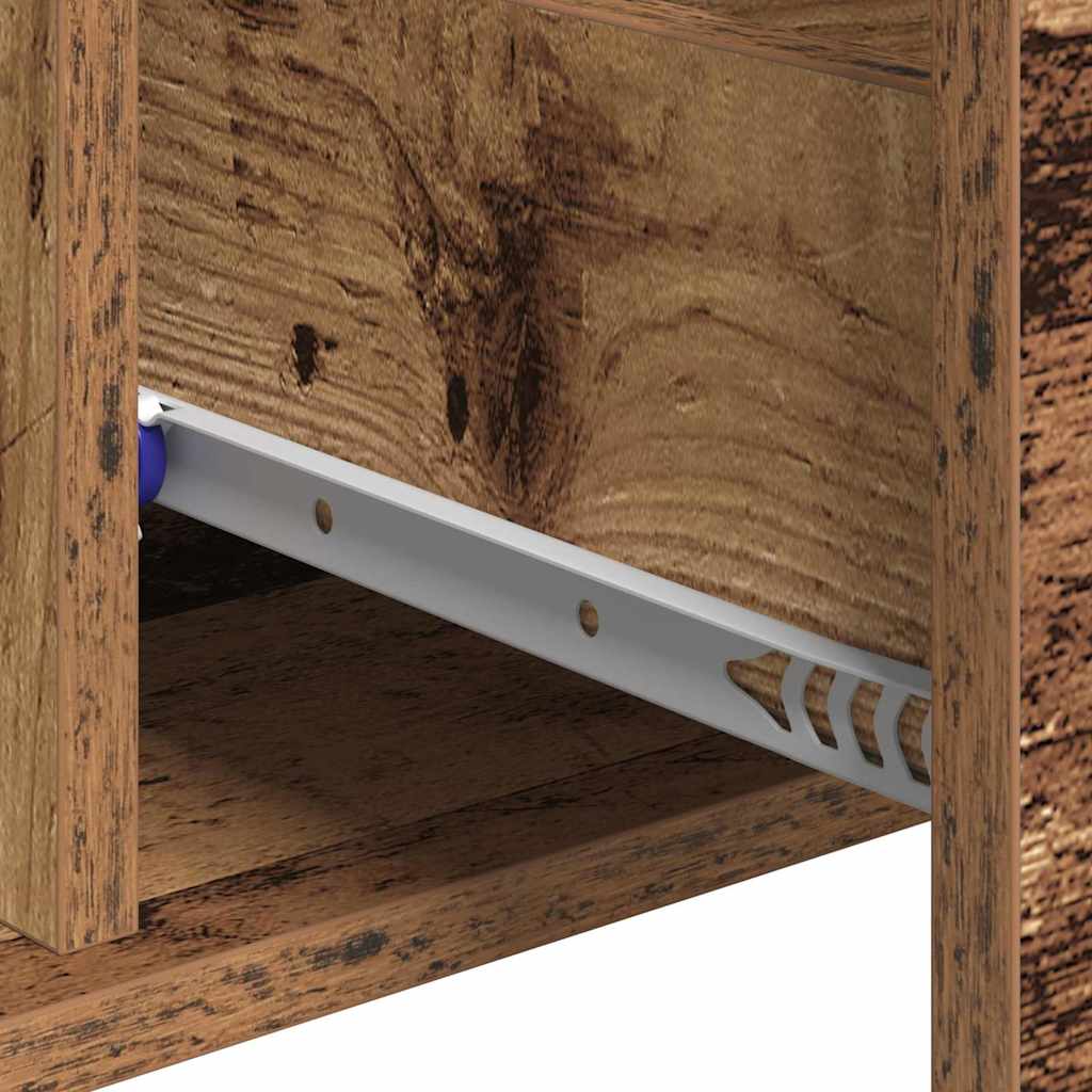 Sideboard Reclaimed Wood 60 X 31 X 70 Cm Engineered Wood