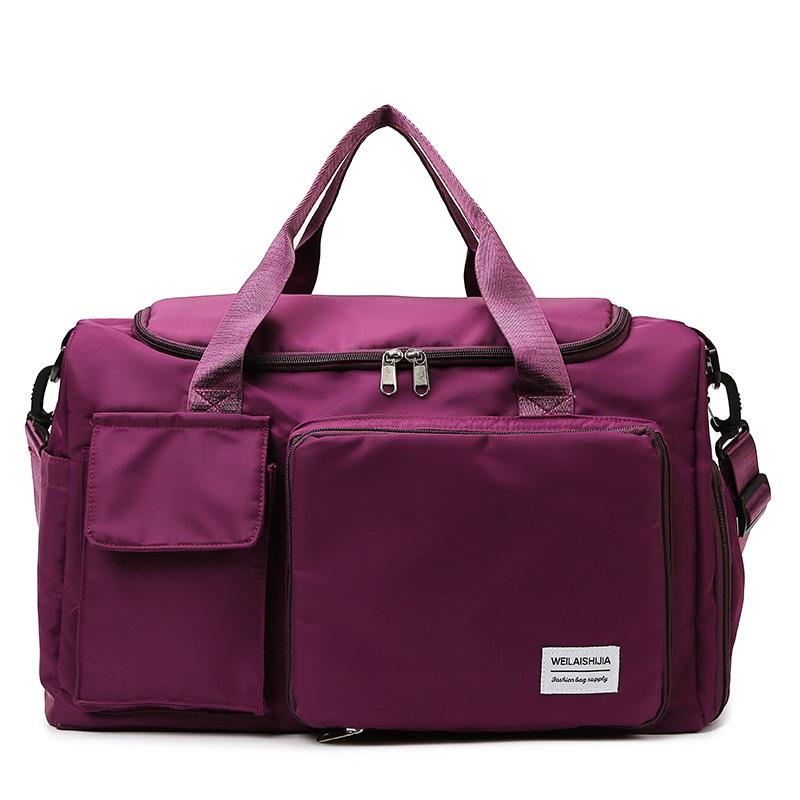 Large Capacity Travel Bag, Handbag, Business Trip Outdoor Sports Fitness Bag, Light Men's Dry and Wet Separation Messenger Bag