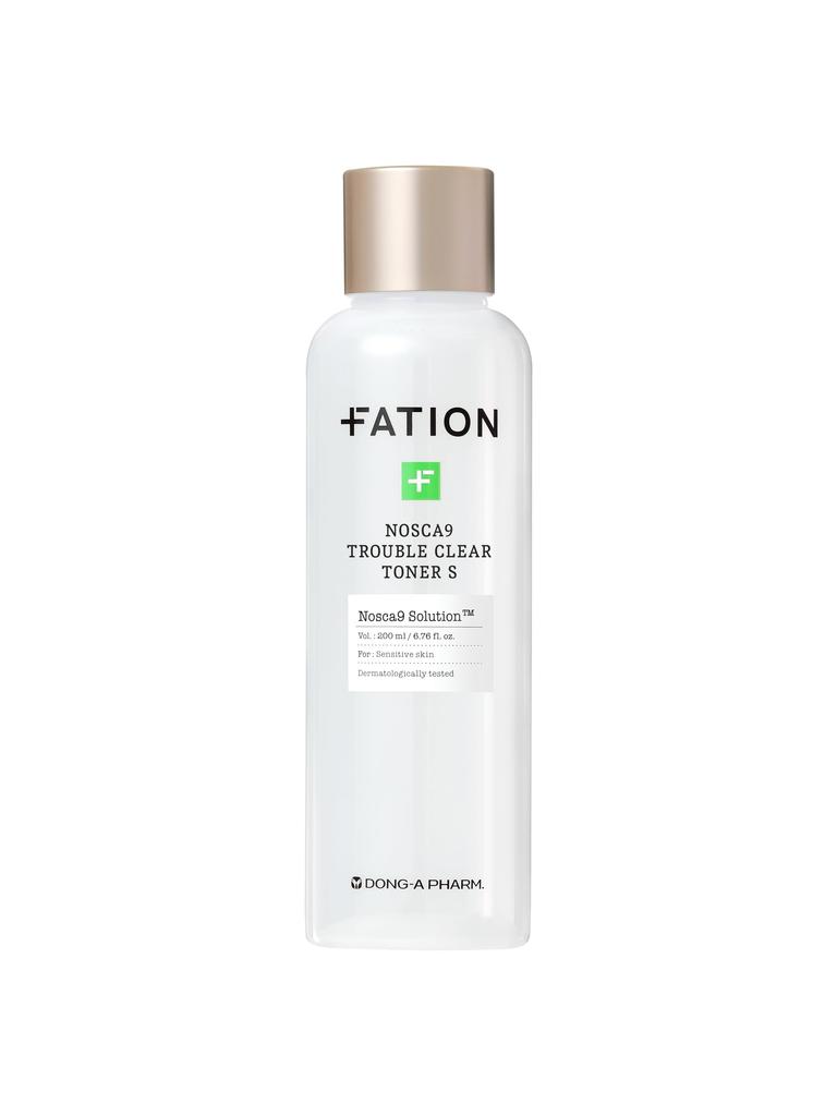 FATION Noscanine T Clear Toner S Cleanses Dead Skin Improves and Improves Skin and Korean 200ml, Cells, Acne, Barrier, Moisturizes, Hydrates.