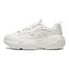 Li Ning Honey Cushioning Slip Resistant Abrasion Resistant Support Low top Chunky Sneakers Women's Ivory AGCT126-1