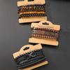 Nouveau set de 12 bracelets en perles, bracelets élastiques pour hommes, sans boîtes.