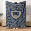 Pumas UNAM Print Flannel Blanket High Quality Warm Comfortable Cover for All Seasons Perfect for Gifts Home Decor
