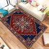 Persian-Inspired Geometric Rug Design Patterned carpet, non slip mat suitable for living room and bedroom sofas