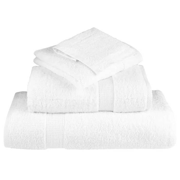 VidaXL Ensemble de Serviettes de Qualité Supérieure 12 pcs, Essuie-mains, Serviettes de Douche, Draps de Bain, Serviettes 137570