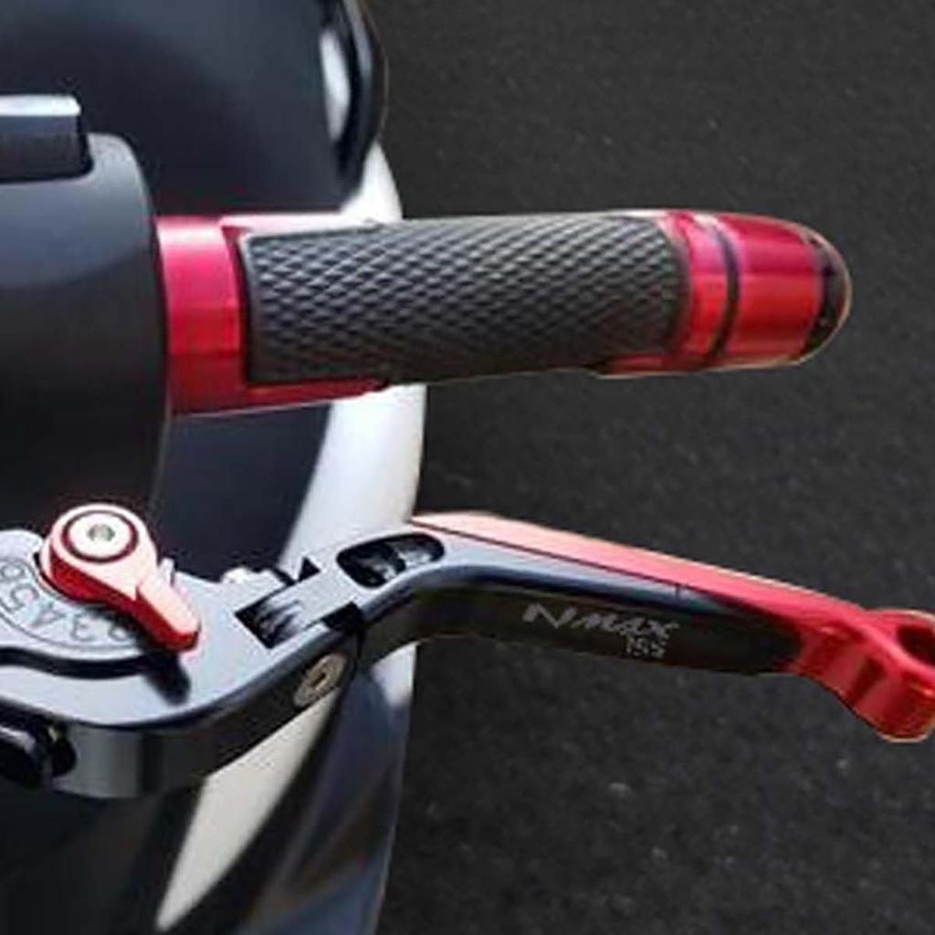 Yamaha NMAX 155 2020-2023 6 Regulowane Krótkie Klamki Hamulca i Sprzęgła (Żółty)