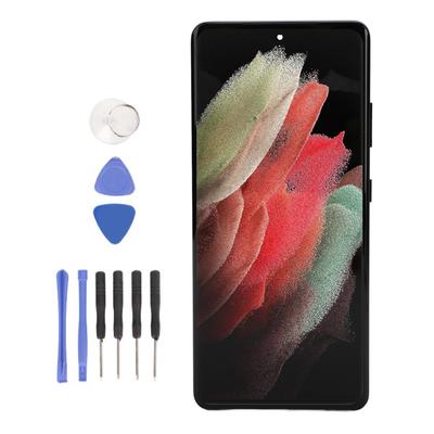 Náhradní displej pro telefon 6,8 palce 3D citlivý dotyk s rámečkem pro otisk prstu Opravné nástroje Telefon