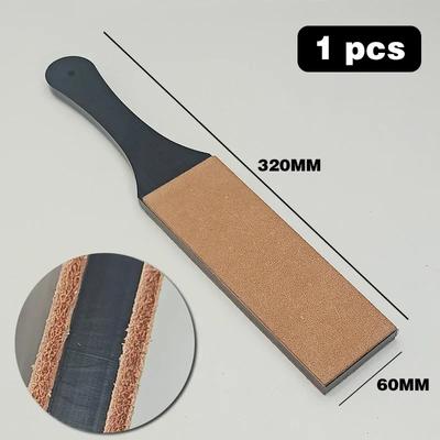 NEU Rasiermesser aus echtem Leder, Klappmesser, Schärfen, Rasierschärfer, Schleifband, Polierleder und Polierpaste