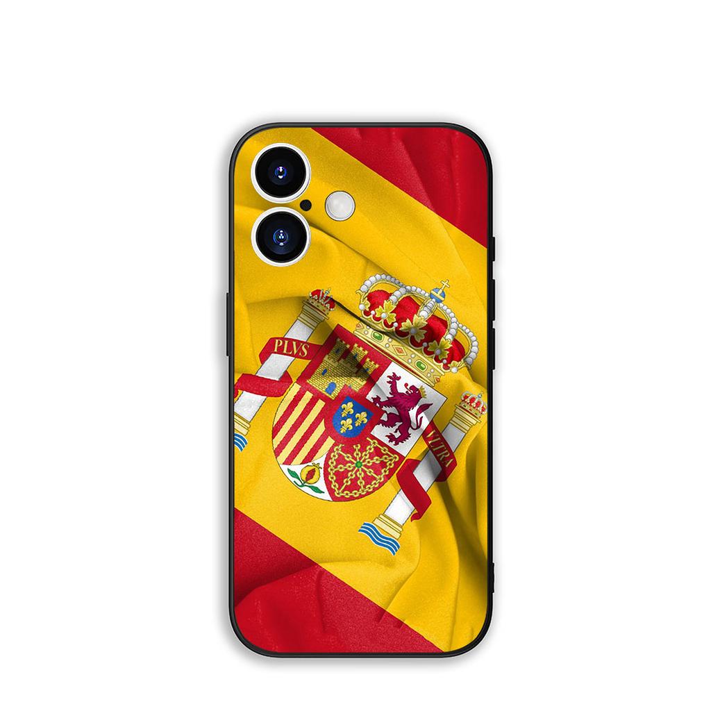 Cover for Samsung Galaxy A55 A56 A25 A36 A54 S8 S9 S21 S20 FE A53 A13 A12 A14 A33 A70 A71 A51 A21S Case Spain Flag Yellow Red
