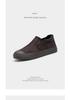 Men's Winter Plus Velvet Low-Top Casual Shoes: Stylish Solid Color, Easy Slip-On Design