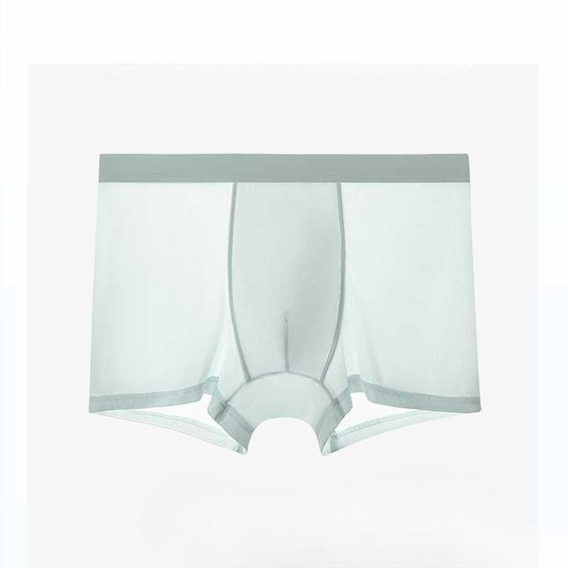 Plus Size Men's Summer Thin New Style Ice Silk Flat Angle Underwear