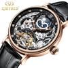 Reloj Mecánico de Negocios para Hombre KINYUED Automático Tourbillon Multifuncional