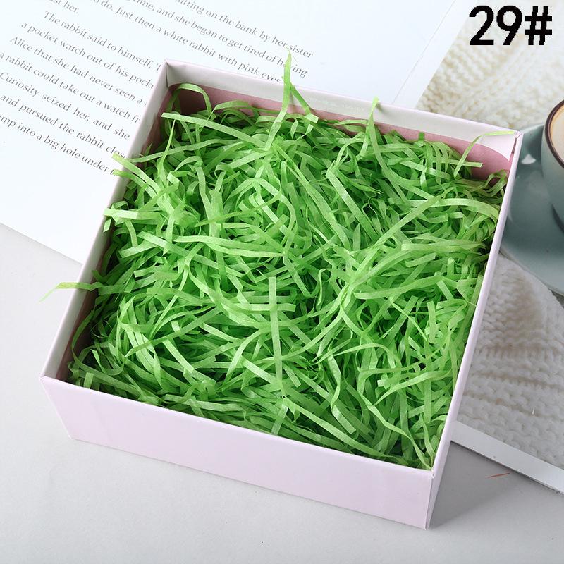 Crinkled Shredded Straw Paper Filler for Gift Box Packaging