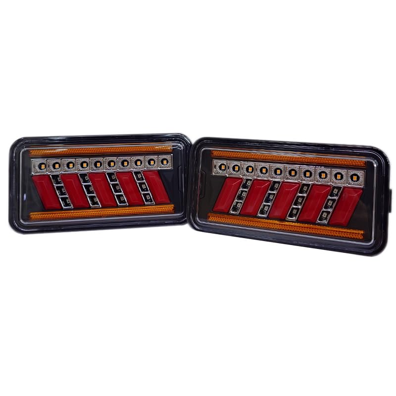 

WNJAPAN LED Tail Lights and Right with Sequential Headlights Late August 2013 for Suzuki Carry and Super Includes brake lights and turn Also Auto чёрный