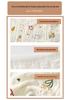 Summer Floral Lace Cotton Pajama Set for Girls: Nine-Sleeve Korean Style Air Conditioning Homewear
