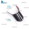 ABS Carbon Fiber Steering Wheel Frame Cover Trim For Mercedes Benz C Class W206 GLC X254  2024 2025 Car Interior Accessories