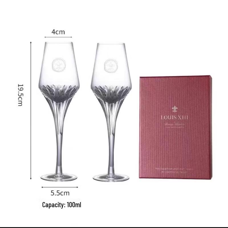 Shangqi Handmade Crystal Wine Glasses Gift Set
