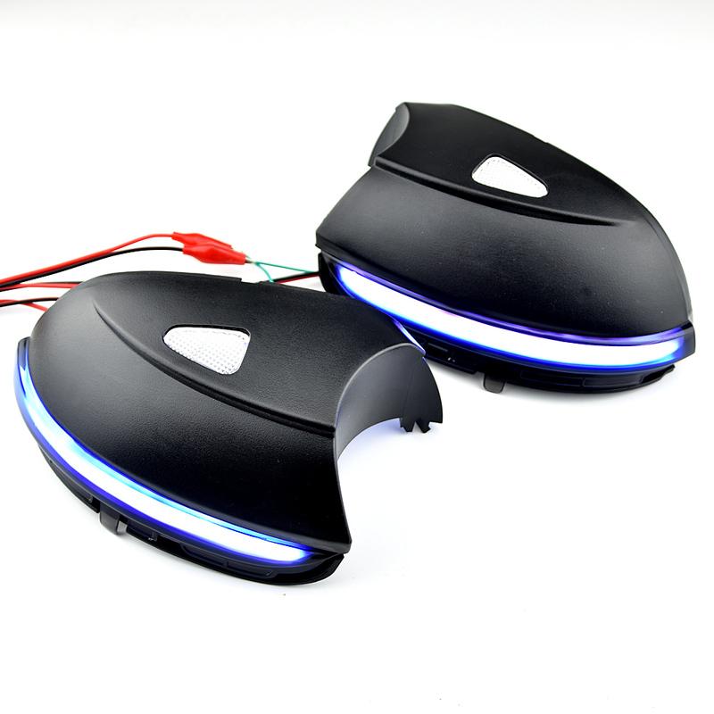 For VW Passat B7 CC Scirocco Jetta MK6 EOS Dynamic Turn Signal LED Side Wing Rearview Mirror Indicator Blinker Repeater Light