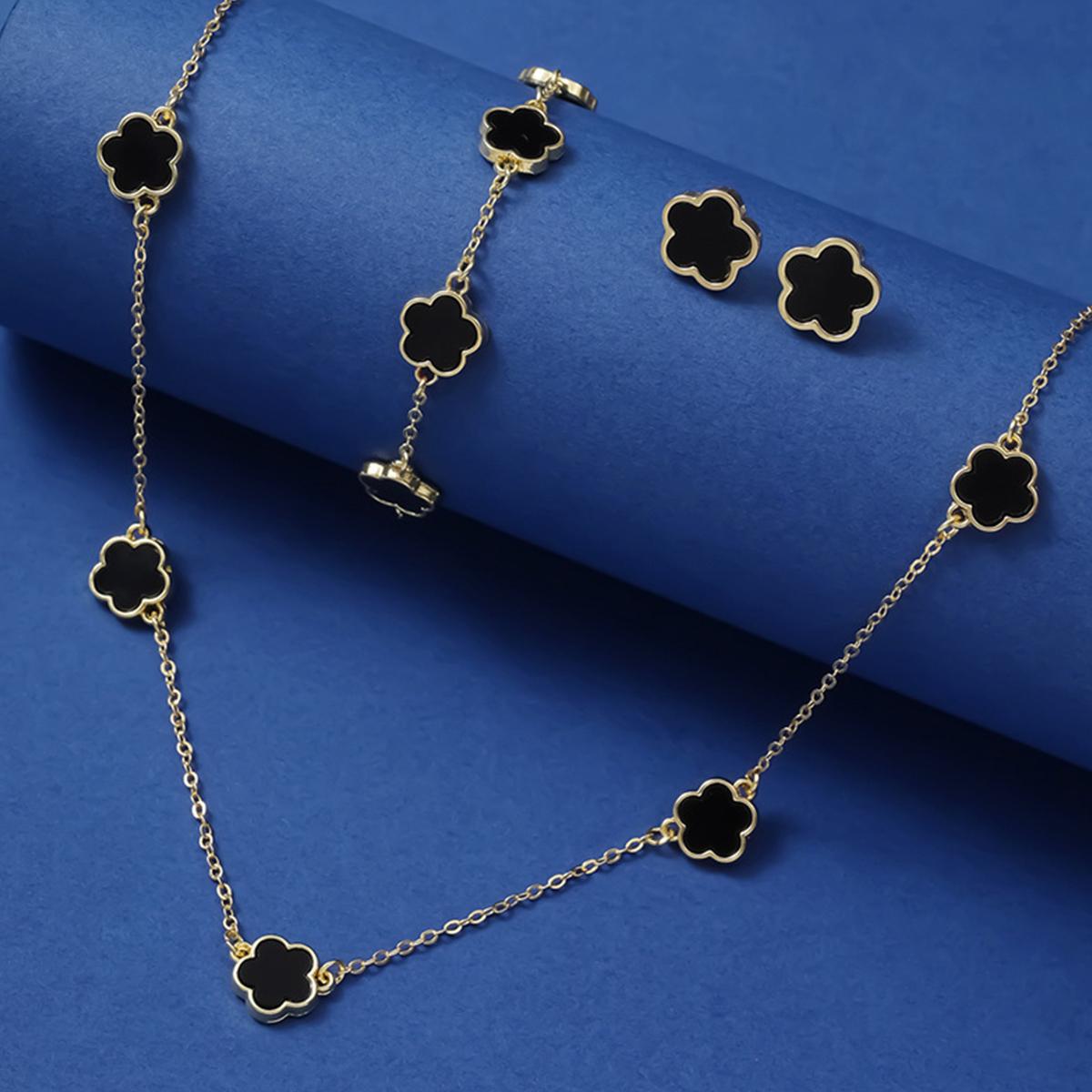 

4 шт. Женский модный набор с маленькими цветочными ожерельем, серьгами, браслетом и цирконом. Подходит для свадьбы, вечеринки, фестиваля, в качестве подарка.