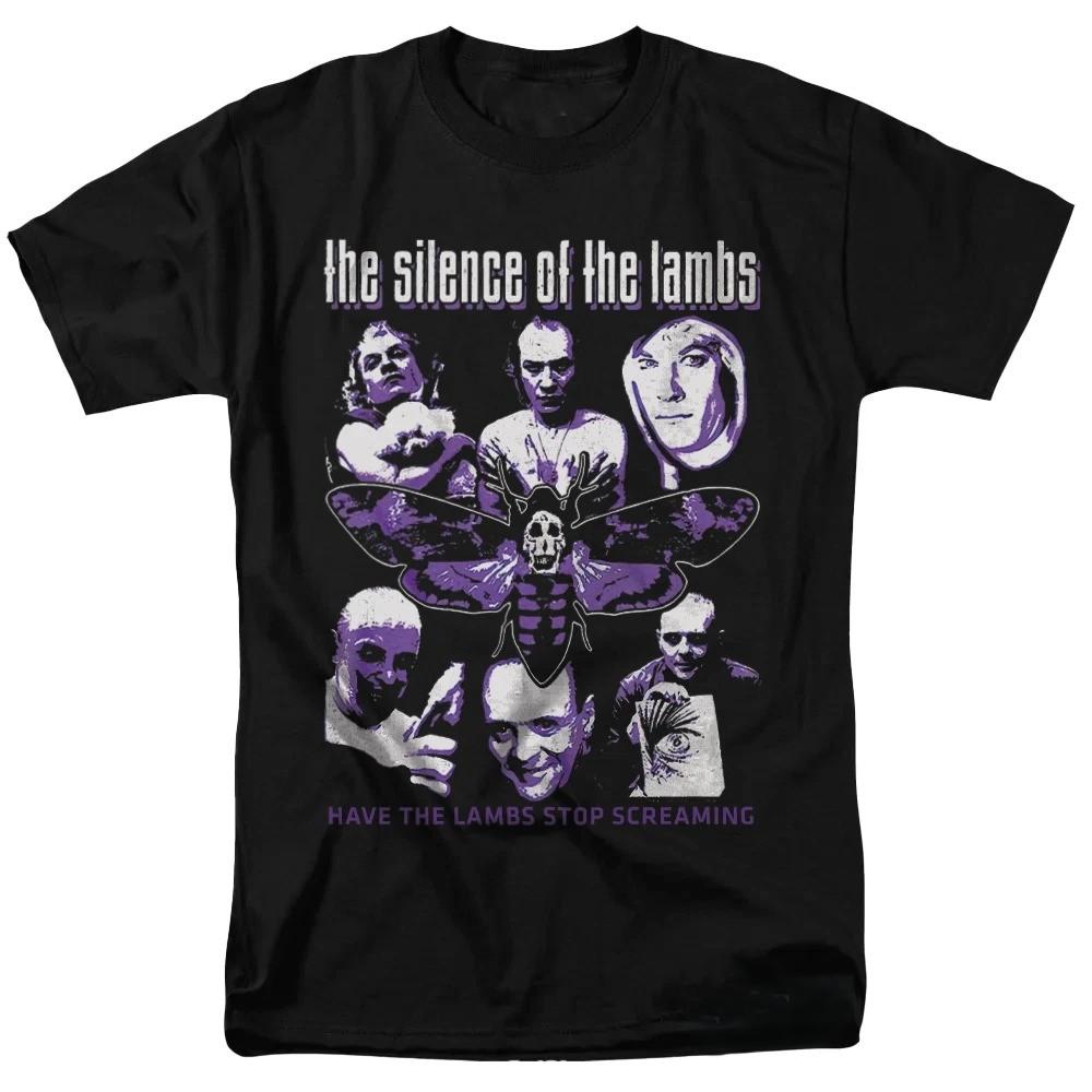 Vintage Tops Horror Movie Print Short Sleeve Retro Y2K Top Cotton Casual Loose Tshirt Sport Street Wear Fans Gift Unisex