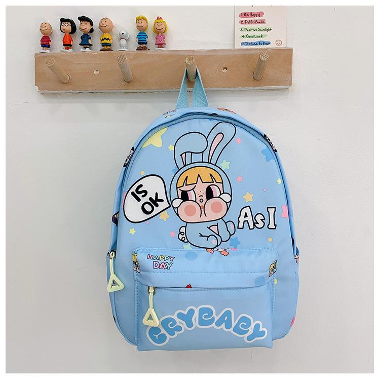 

Школьный рюкзак милый мультяшный рюкзак для мальчиков и девочек легкий повседневный школьный рюкзак 3-6 лет рюкзак для маленькой девочки синий