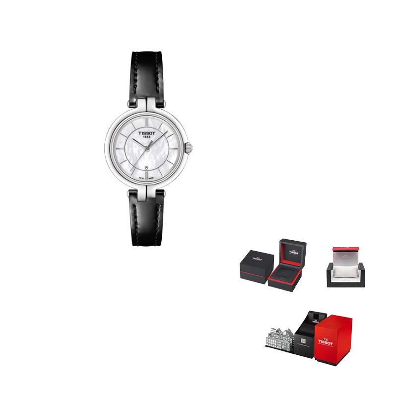 TISSOT Flamenco Collection Quartz Movement Women s Watch 30mm White Dial Stainless Steel Case T094.210.16.111.00 White Dial