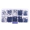 500pcs Silicone Conductive Black Particles Keypad Pad 3mm-8mm For Keyboards Remote Controls Electronic Button Accessories