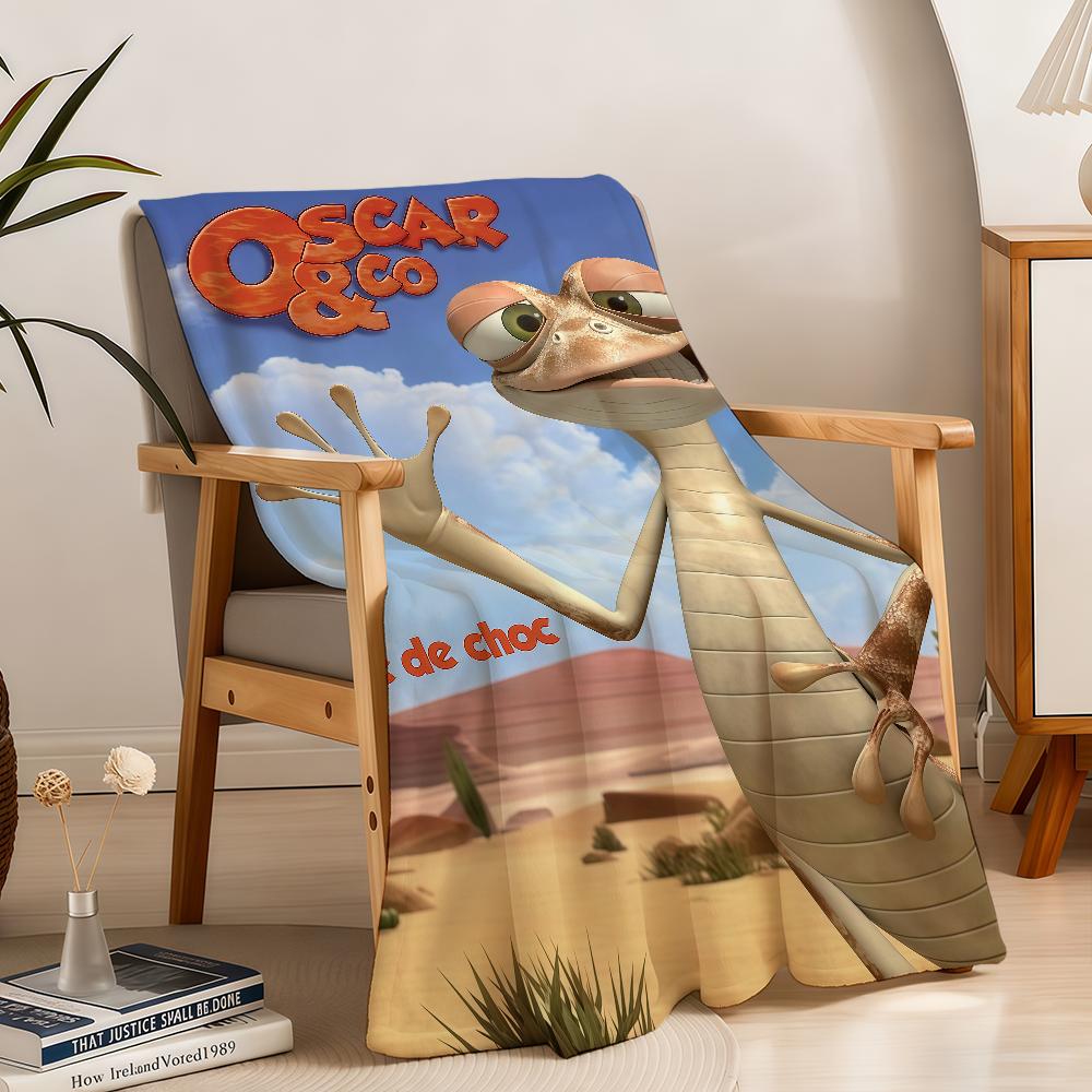 Cartoon Oscar's Oasis Blanket Soft Warm Furry Throw Super Kids Toys Bed Sofa Car Cradle
