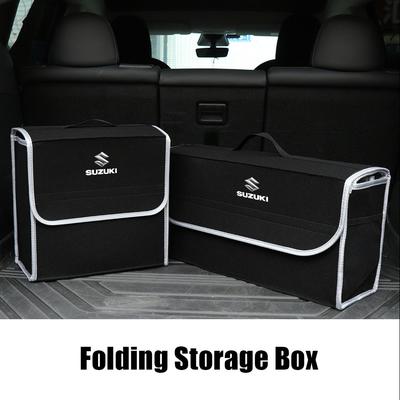 Auto Weiche Filz Aufbewahrungstasche Organizer Auto Faltbare Kofferraumtasche Auto Zubehör Für Suzuki S-Cross Swift SX4 Vitara Jimny Alto Baleno