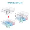 Food-Grade PET Transparent Organizer for Beverage Bottles and Red Wine - Desktop Storage Rack