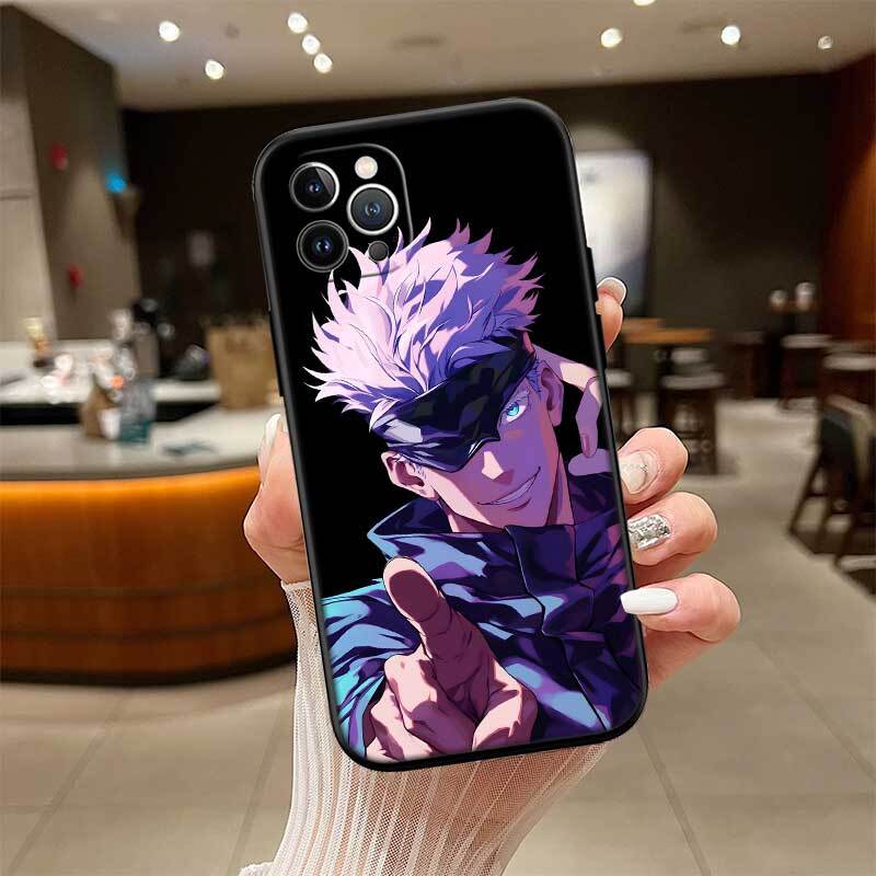 Anime Gojo Jujutsus Shockproof Phone Case for Redmi Note 8 8T 9 9A 9C 9T 9S 10 11 11S 10C 10X 10A 10T Pro Max Plus Prime