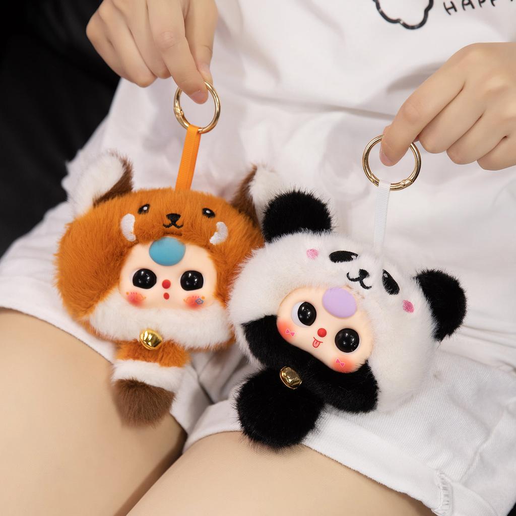 Glue Doll Face Small Pendant Plush Toy Doll Cartoon Bag Pendant Keychain Doll