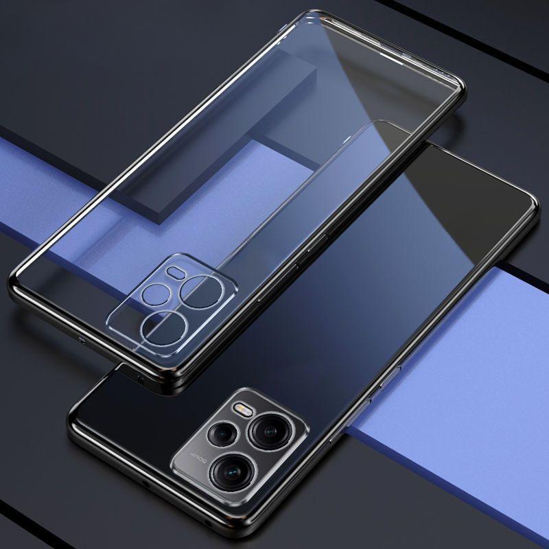 

Для Redmi Note 12 Pro Plus 5G 12Pro 12Pro+ гальванический чехол для телефона объектив все включено силиконовый мягкий чехол задняя крышка чехлы Redmi Note12 Pro 5G чёрный